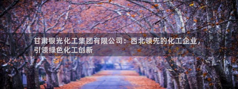 球盟会地址：甘肃银光化工集团有限公司：西北领先的化工企业，
