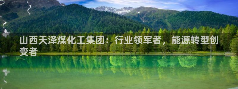 球盟会能退钱吗：山西天泽煤化工集团：行业领军者，能源转型创
