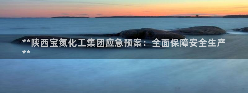 球盟会里面有打牌的嘛是真的吗：**陕西宝氮化工集团应急预案：