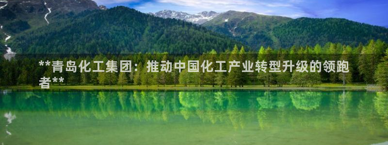 球盟会最新网：**青岛化工集团：推动中国化工产业转型升级的领