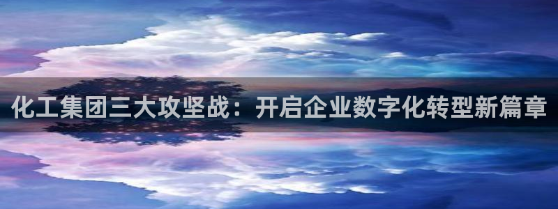 球盟会有没有黑单的活动：化工集团三大攻坚战：开启企业数字化转