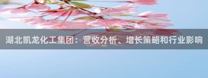 球盟会APP最新地址：湖北凯龙化工集团：